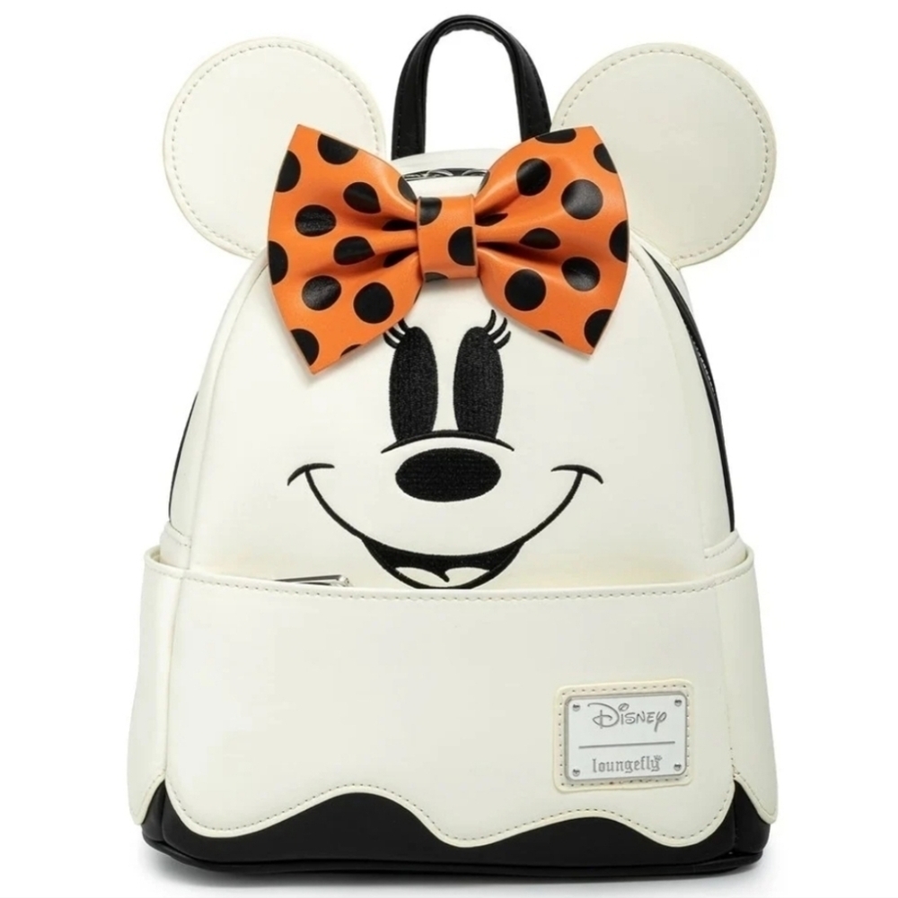 Loungefly Disney Ghost Minnie Mouse Glow in the Dark Backpack